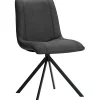 Outlet Pronto Wonen Eetkamerstoel Fare microleder antraciet