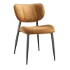 Hot Pronto Wonen Eetkamerstoel Gomba velvet cognac