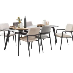 Pronto Wonen Eetkamerstoel Jisca microvezel beige