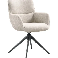 Clearance Pronto Wonen Eetkamerstoel Lasanto draaibaar ecru