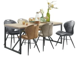 Pronto Wonen Eetkamerstoel Loana microvezel cognac