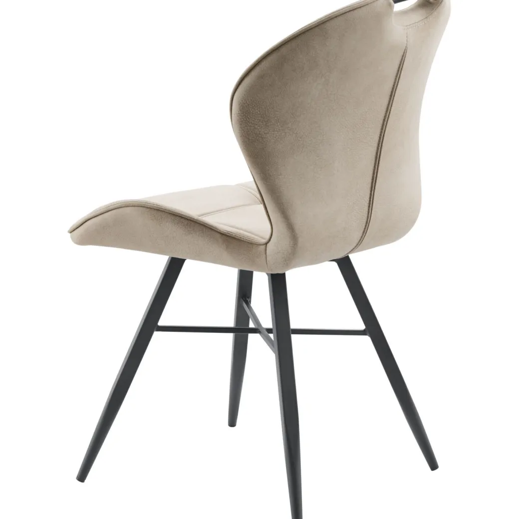 Best Pronto Wonen Eetkamerstoel Loana microvezel zandbeige