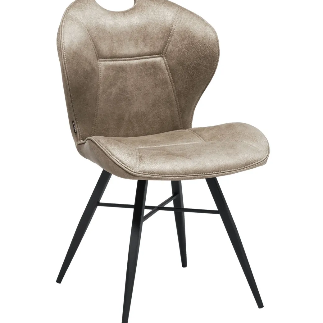 Clearance Pronto Wonen Eetkamerstoel Loana microvezel taupe