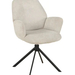 Hot Pronto Wonen Eetkamerstoel Loranzo draaibaar beige