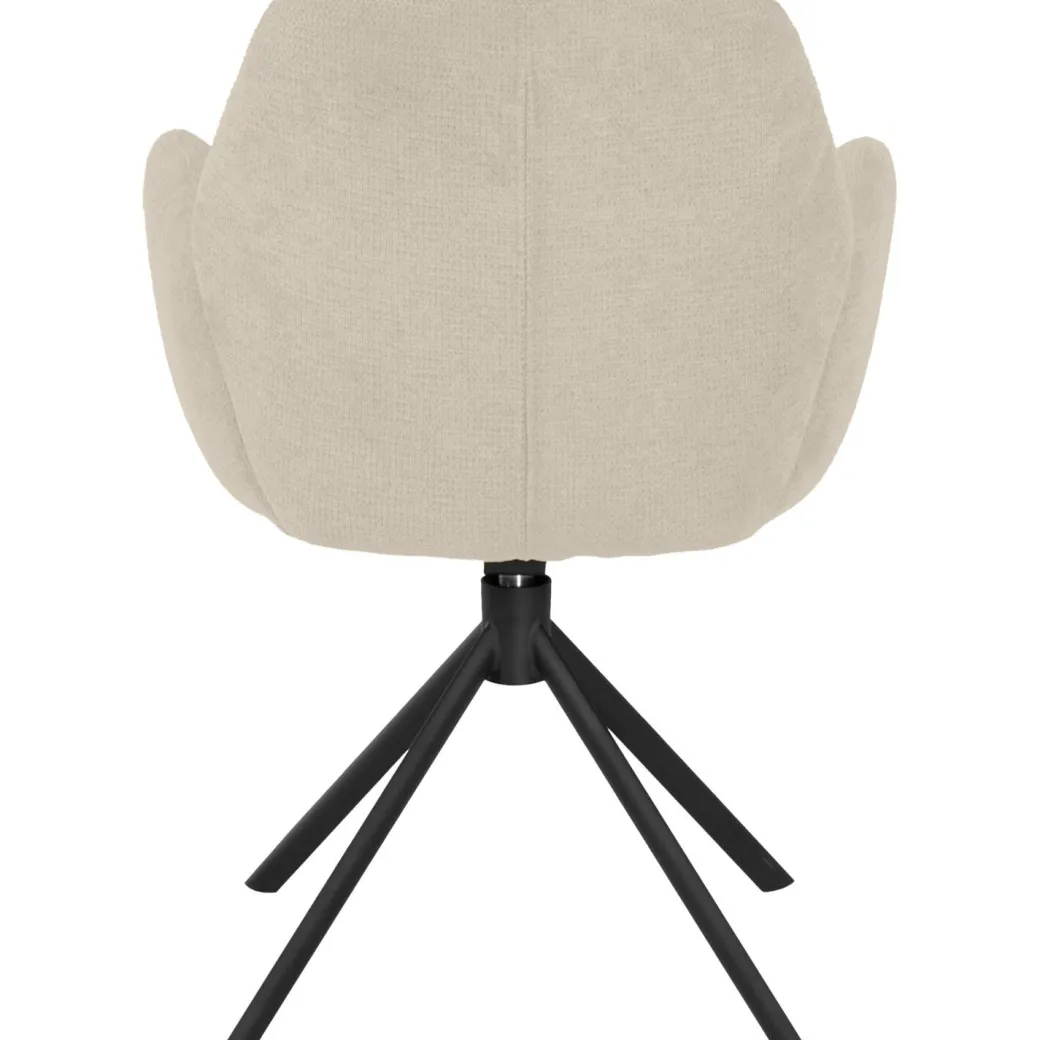 Hot Pronto Wonen Eetkamerstoel Loranzo draaibaar beige
