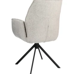 New Pronto Wonen Eetkamerstoel Ombrone draaibaar chenille grijs