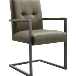 Best Pronto Wonen Eetkamerstoel Oro microleder groen