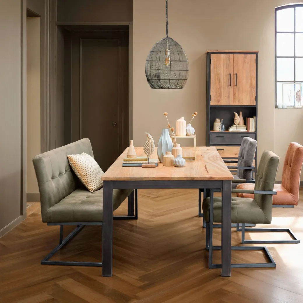 Pronto Wonen Eetkamerstoel Oro microleder bruin