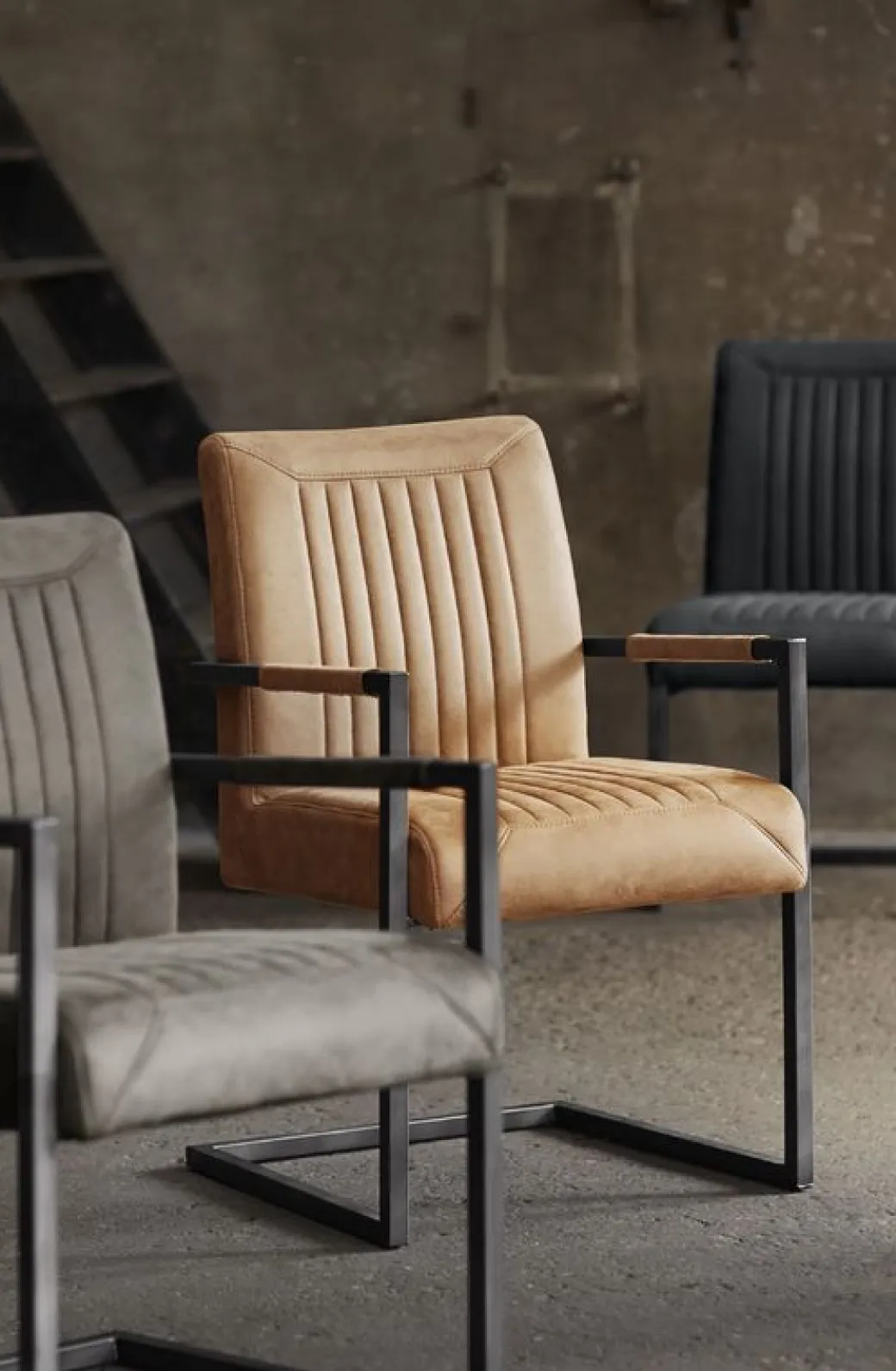 Hot Pronto Wonen Eetkamerstoel Parantino cognac
