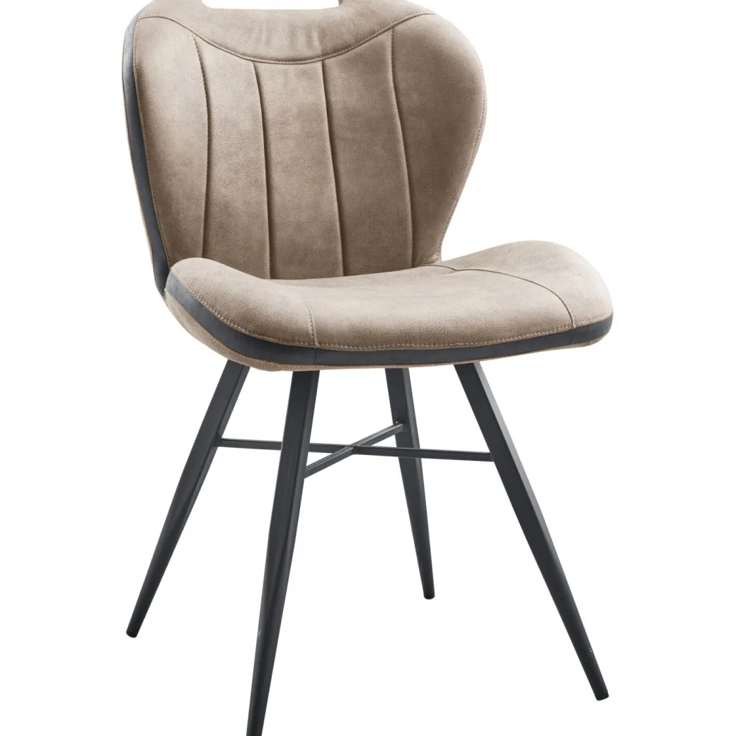 Hot Pronto Wonen Eetkamerstoel Tantini microvezel taupe