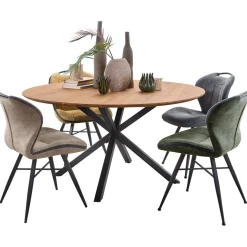 Outlet Pronto Wonen Eetkamerstoel Tantini microvezel antraciet