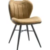 Pronto Wonen Eetkamerstoel Tantini microvezel cognac
