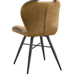 Pronto Wonen Eetkamerstoel Tantini microvezel cognac