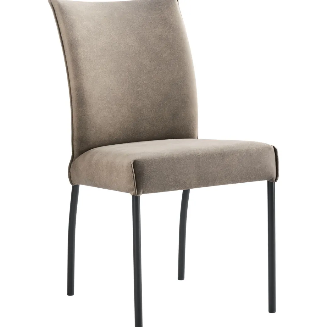 Hot Pronto Wonen Eetkamerstoel Vitale microvezel taupe