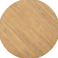 Best Pronto Wonen Eettafel Aska teak 130 cm rond naturel brushed