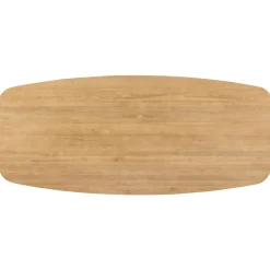 Clearance Pronto Wonen Eettafel Aska teak 260x110 cm Deens ovaal naturel brushed
