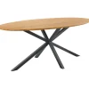 New Pronto Wonen Eettafel Aska teak 200x100 cm ovaal naturel brushed