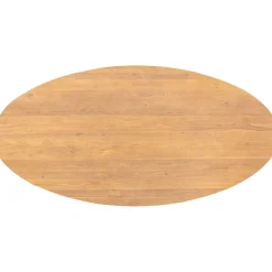 Discount Pronto Wonen Eettafel Aska teak 240x120 cm ovaal naturel brushed