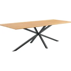 Clearance Pronto Wonen Eettafel Aska teak 160x90 cm rechthoekig naturel brushed