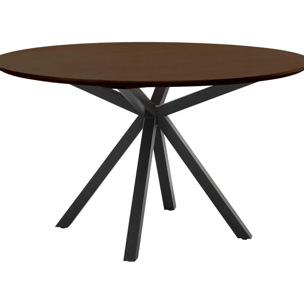 Sale Pronto Wonen Eettafel Belvio 140 cm rond dark oak