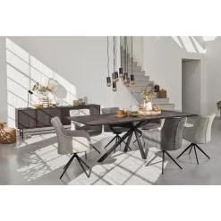 Clearance Pronto Wonen Eettafel Belvio 240x105 dark oak fineer