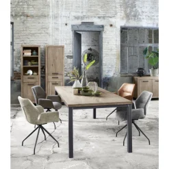 Pronto Wonen Eettafel Hevano eikenhout 190x95 cm rechthoekig