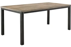New Pronto Wonen Eettafel Hevano eikenhout 130x80 cm rechthoekig