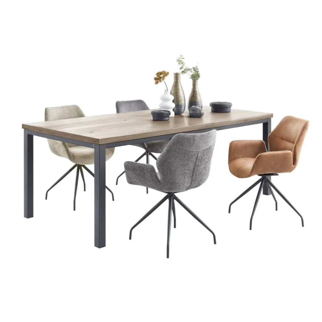 Clearance Pronto Wonen Eettafel Hevano eikenhout 250x105 cm rechthoekig