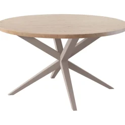 Outlet Pronto Wonen Eettafel Mascaro 120 cm rond misty oak