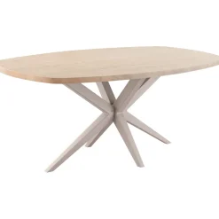 Discount Pronto Wonen Eettafel Mascaro 220x120 cm Deens ovaal misty oak
