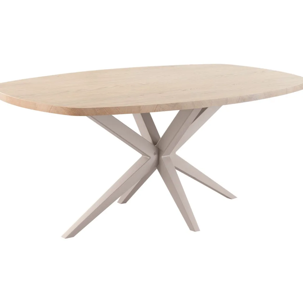 Best Pronto Wonen Eettafel Mascaro 160x92 cm Deens ovaal misty oak