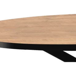 Discount Pronto Wonen Eettafel Mascaro 250x128 cm ovaal mango