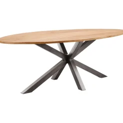 Sale Pronto Wonen Eettafel Mesola mangohout 230x115 cm ovaal natural
