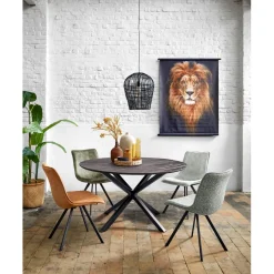 Sale Pronto Wonen Eettafel Piastra 140 rond zwart