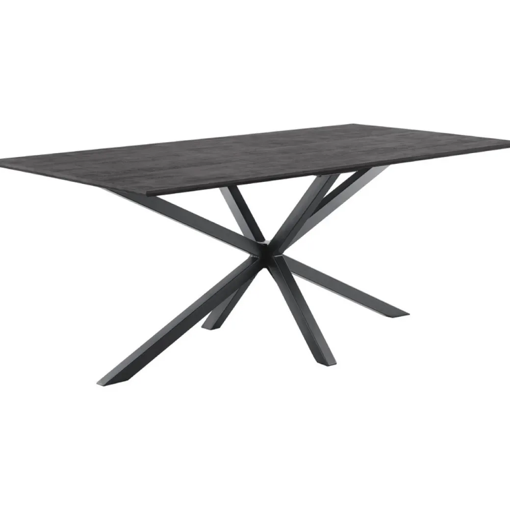 Discount Pronto Wonen Eettafel Piastra 190x95 cm rechthoekig zwart