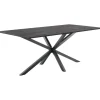 New Pronto Wonen Eettafel Piastra 220x100 cm rechthoekig zwart