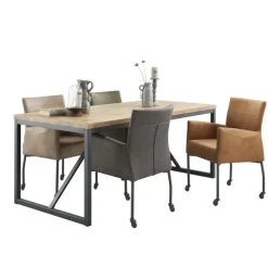 Pronto Wonen Eettafel Ricardi 160x90 cm rechthoekig mango
