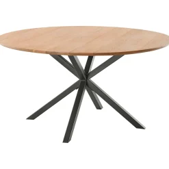 Outlet Pronto Wonen Eettafel Romaro teakhout 130 cm rond mix rough