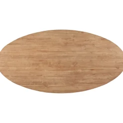Best Pronto Wonen Eettafel Romaro teakhout 240x120 cm ovaal mix rough