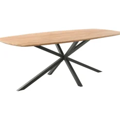 Hot Pronto Wonen Eettafel Romaro teakhout 260x110 cm Deens ovaal mix rough