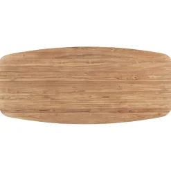 New Pronto Wonen Eettafel Romaro teakhout 220x100 cm Deens ovaal mix rough