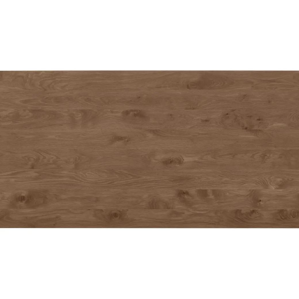 Hot Pronto Wonen Eettafel Tavolo eikenhout 200x100 cm rechthoekig donkerbruin