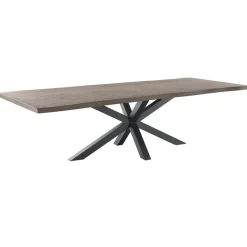 Sale Pronto Wonen Eettafel Tavolo eikenhout 280x110 cm rechthoekig grijs