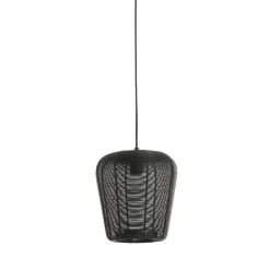 New Pronto Wonen Hanglamp Barzio mat zwart rond 23cm 1-lichts