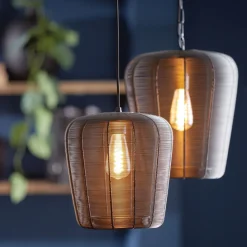 New Pronto Wonen Hanglamp Barzio mat zwart rond 23cm 1-lichts