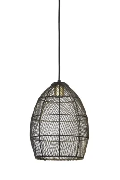 Outlet Pronto Wonen Hanglamp Marola zwart goud 31x23 cm