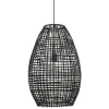 Online Pronto Wonen Hanglamp Orcia rond 46 cm rotan zwart