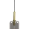 New Pronto Wonen Hanglamp Peglio glas smoke antiek brons