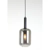 Pronto Wonen Hanglamp Peglio glas smoke zwart 1-lichts