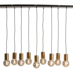 Outlet Pronto Wonen Hanglamp Trecate ruw antiek brons 9-lichts